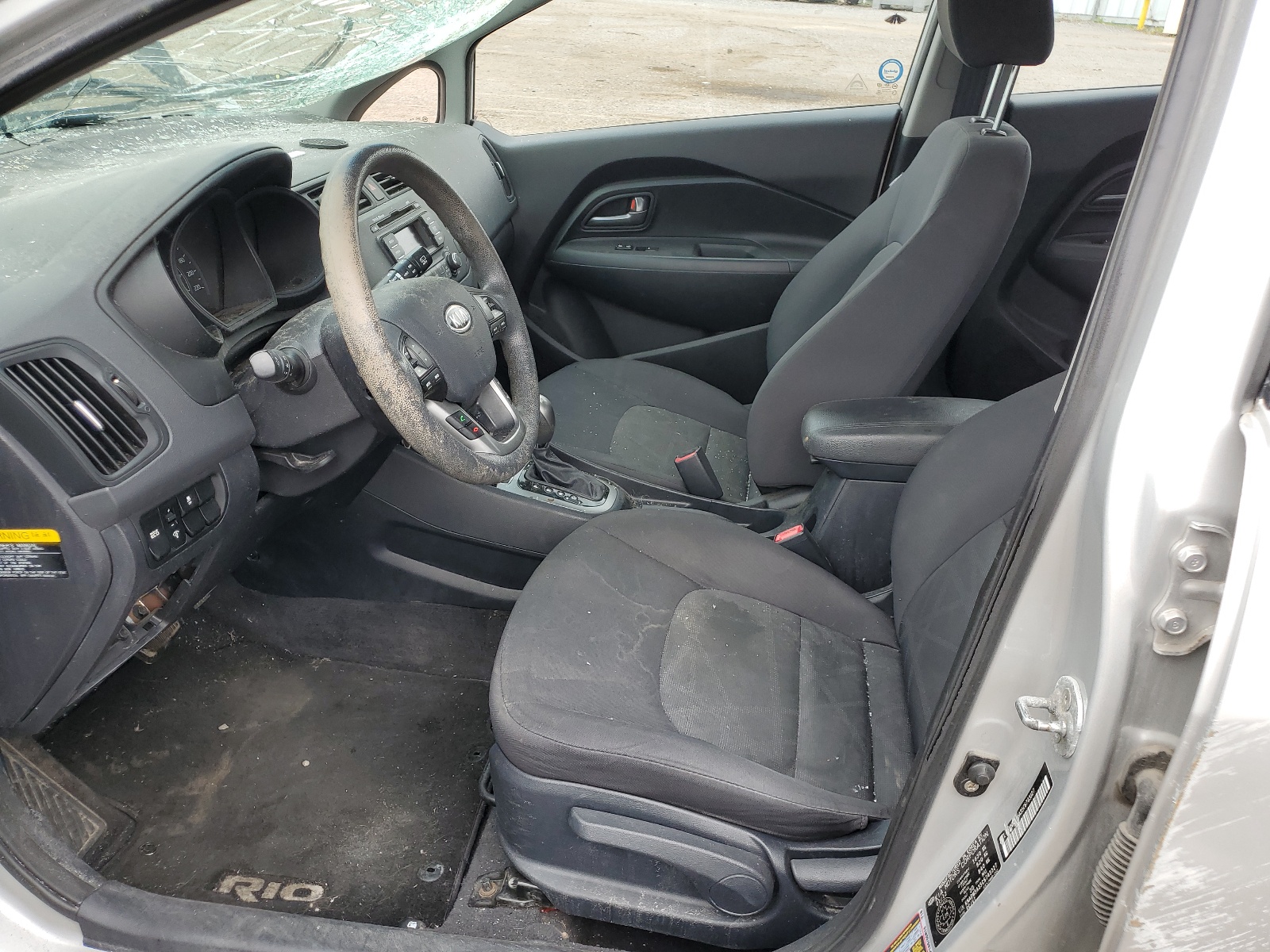 KNADM5A35C6743327 2012 Kia Rio Lx