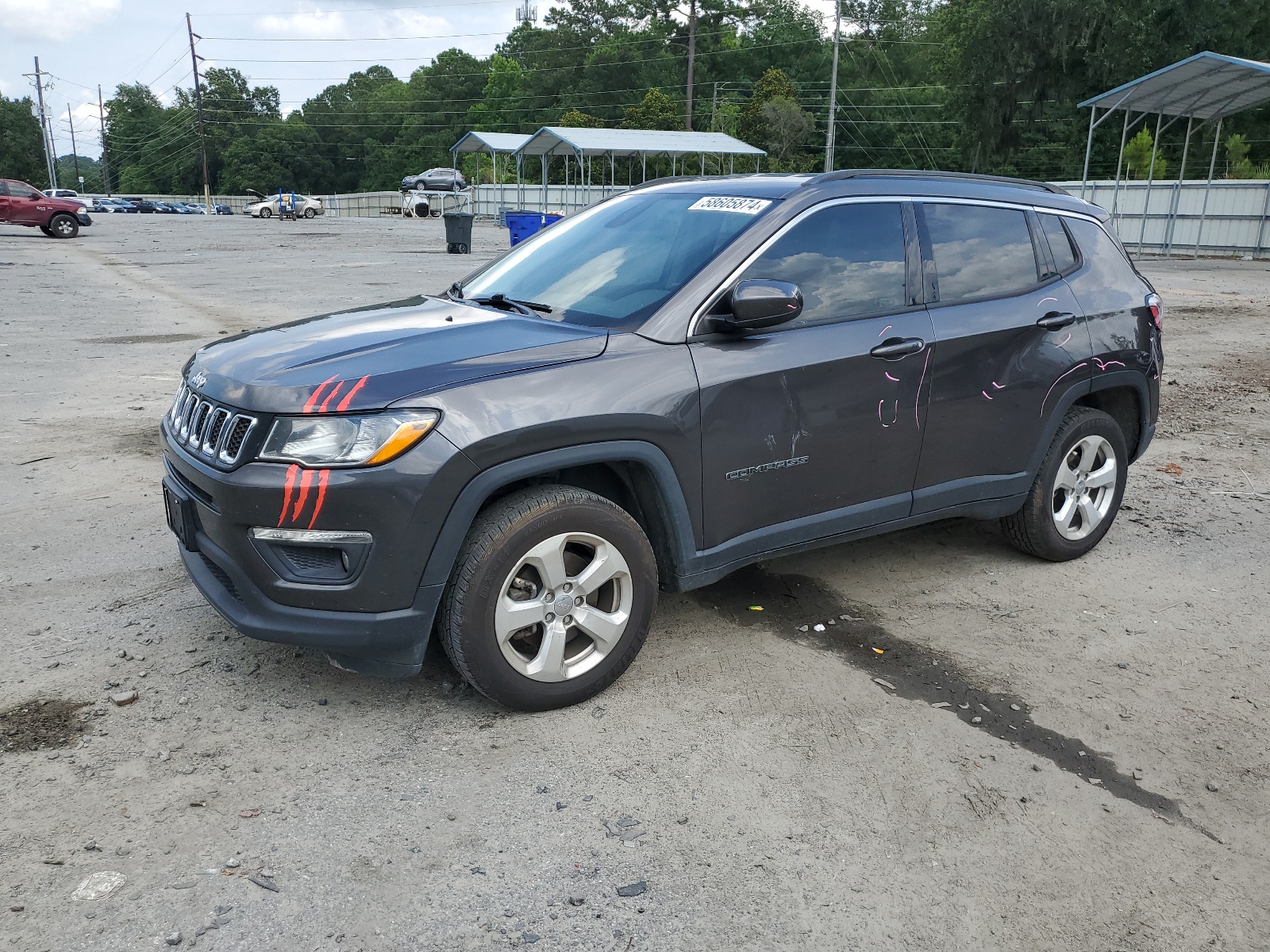 2019 Jeep Compass Latitude vin: 3C4NJDBB5KT661246