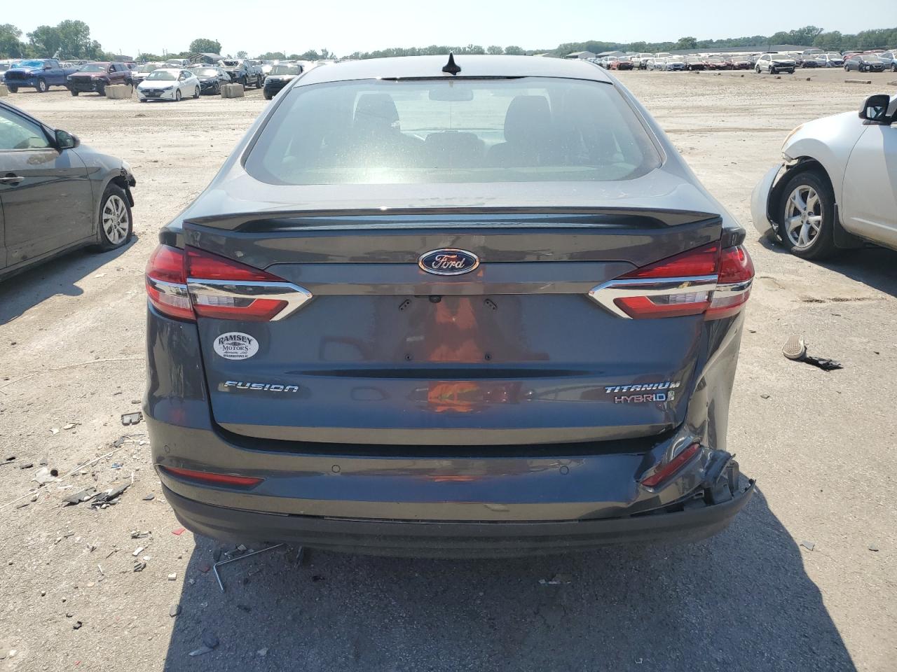 2019 Ford Fusion Titanium VIN: 3FA6P0RU3KR206823 Lot: 58708924