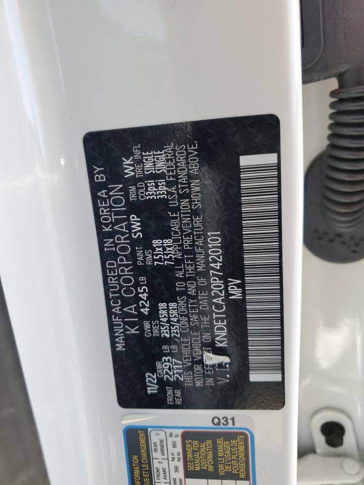 2023 Kia Seltos Sx VIN: KNDETCA20P7420101 Lot: 58936414