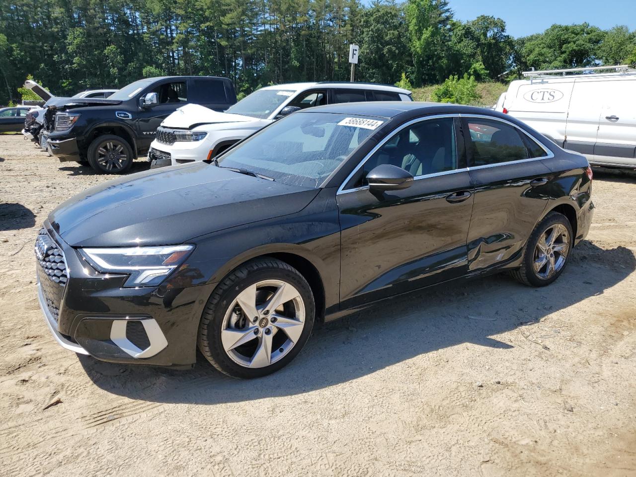 2024 Audi A3 Premium VIN: WAUGUDGY6RA001485 Lot: 58688144