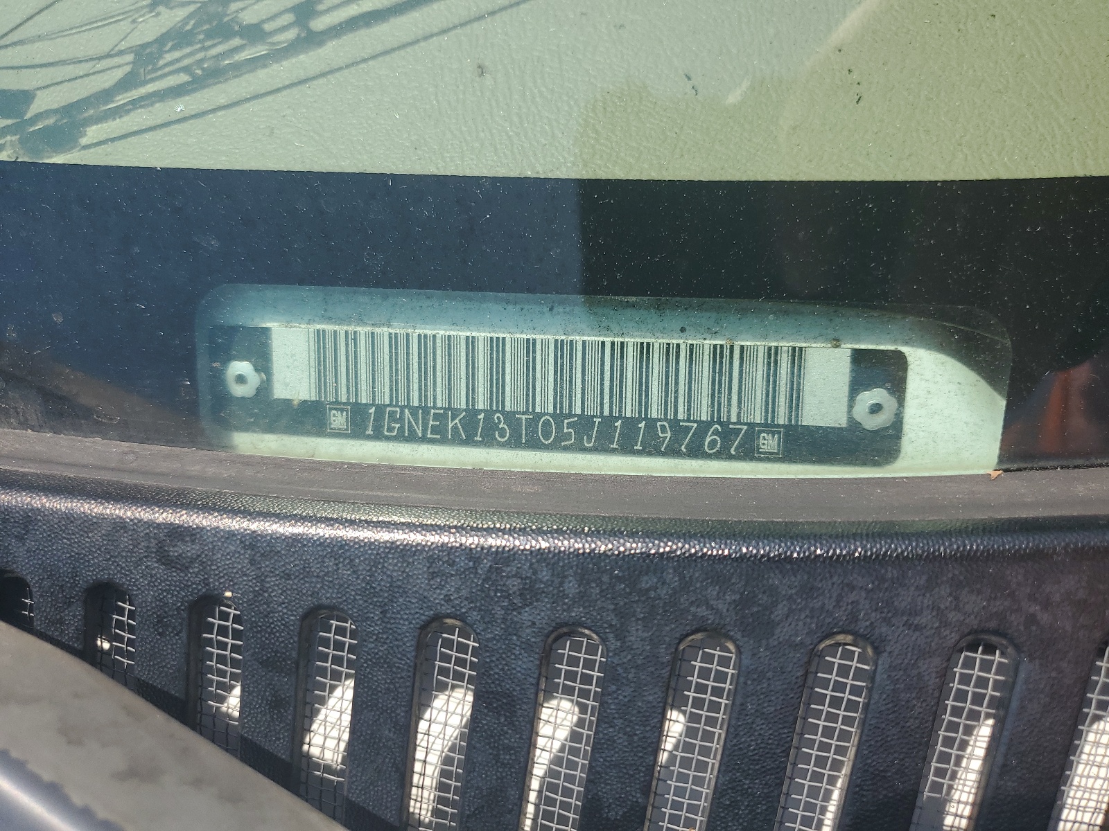 1GNEK13T05J119767 2005 Chevrolet Tahoe K1500