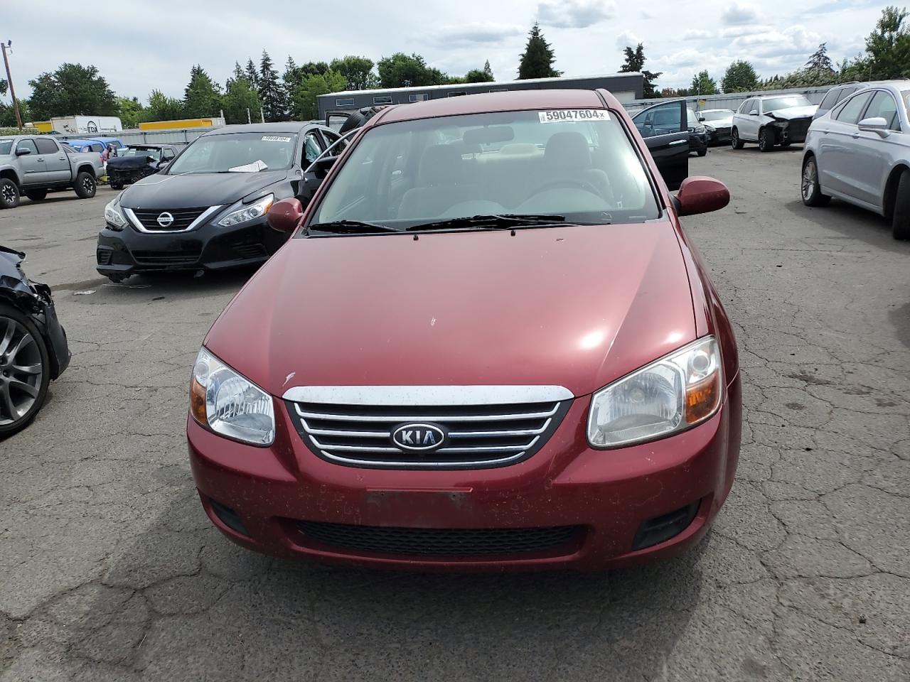 2009 Kia Spectra Ex VIN: KNAFE222395667602 Lot: 59047604