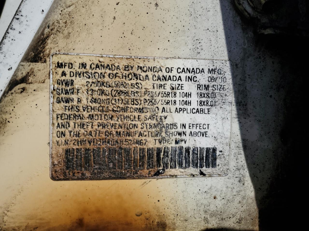 2HNYD2H40AH525867 2010 Acura Mdx Technology