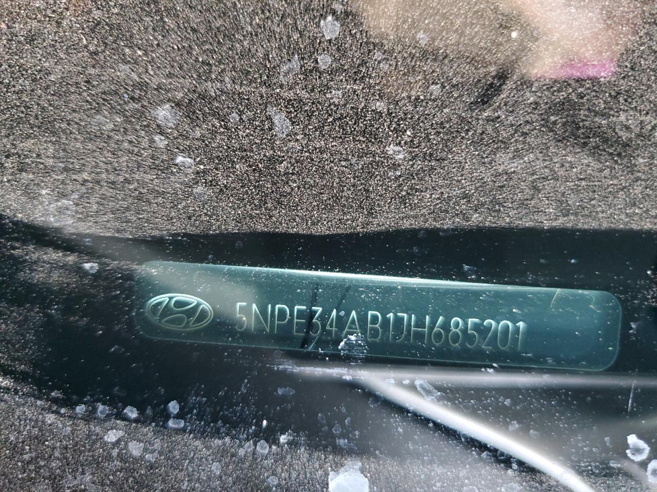 2018 Hyundai Sonata Sport VIN: 5NPE34AB1JH685201 Lot: 58906694