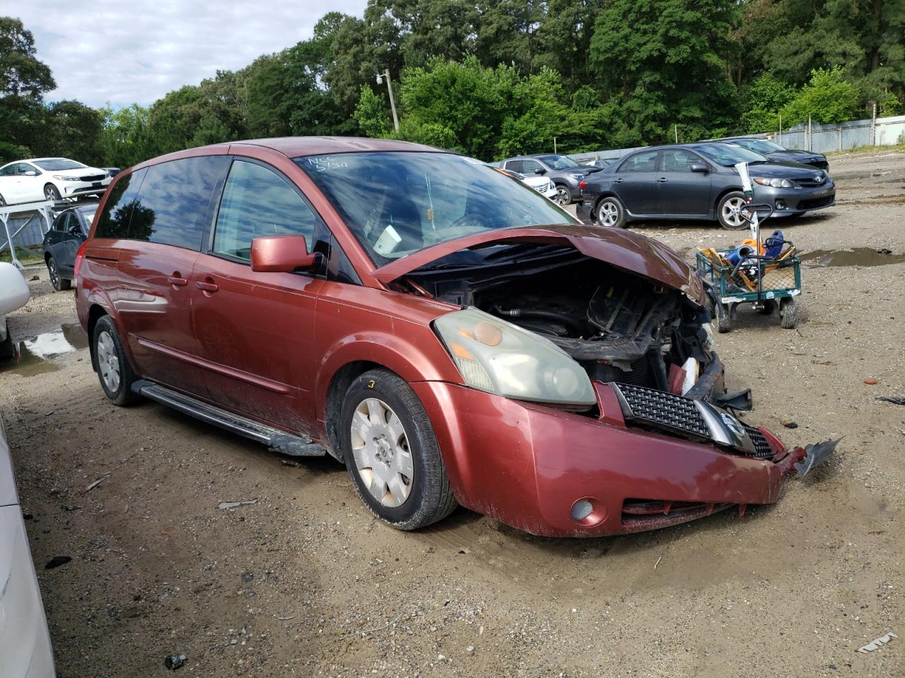 2004 Nissan Quest S VIN: 5N1BV28U54N337345 Lot: 58270304