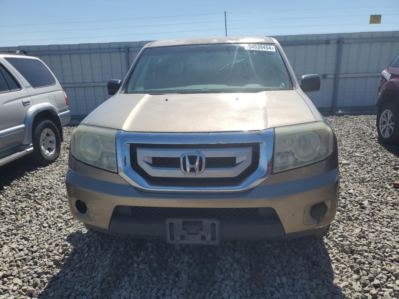 2009 Honda Pilot Lx VIN: 5FNYF48229B012471 Lot: 54539454