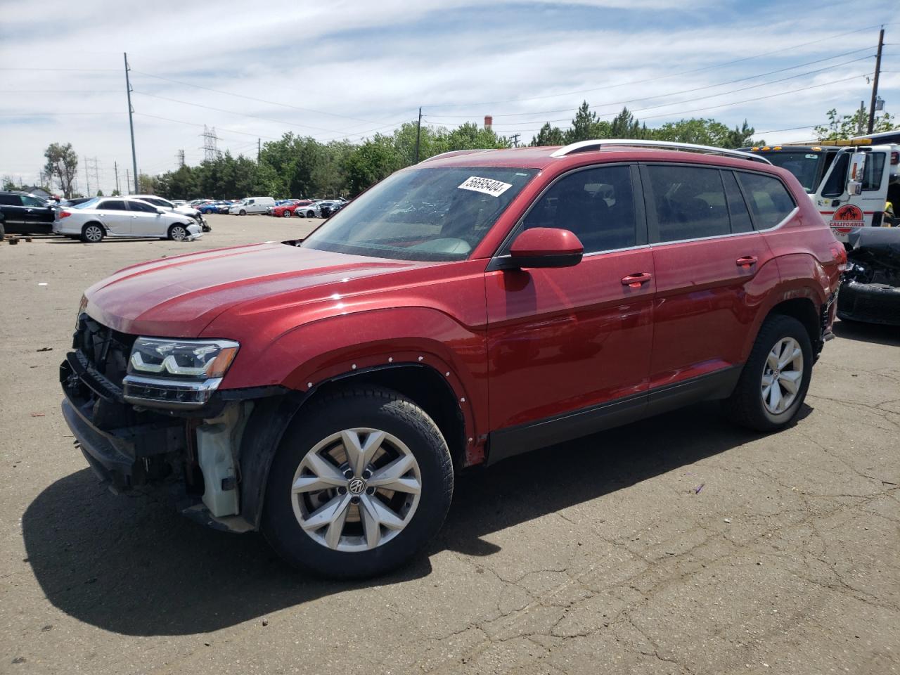 2019 Volkswagen Atlas Se VIN: 1V2LR2CA4KC573230 Lot: 56695404