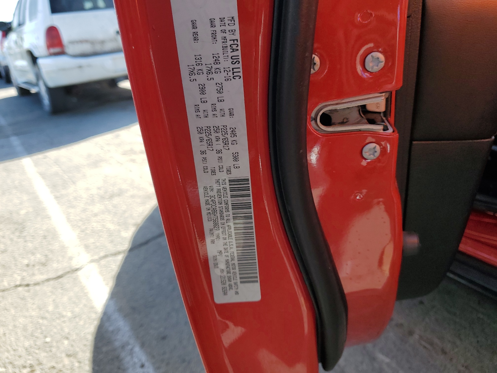 3C4PDCAB6HT568627 2017 Dodge Journey Se