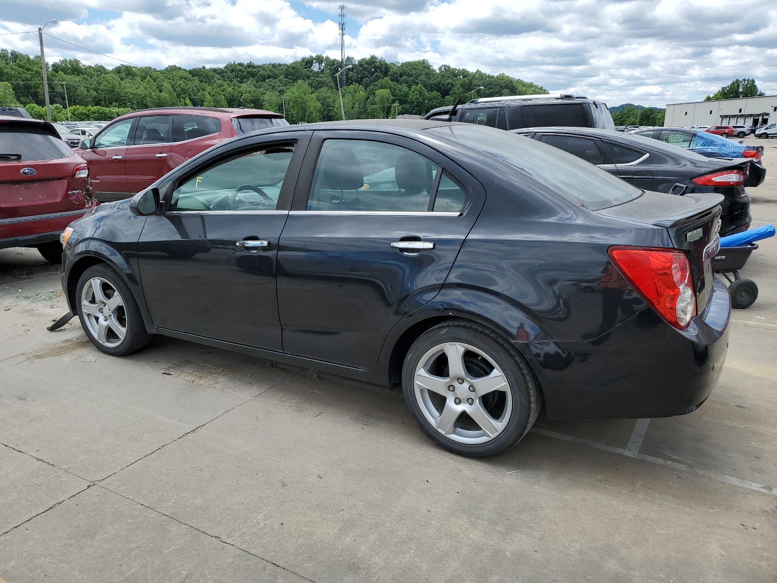 2014 Chevrolet Sonic Ltz vin: 1G1JF5SB5E4149396