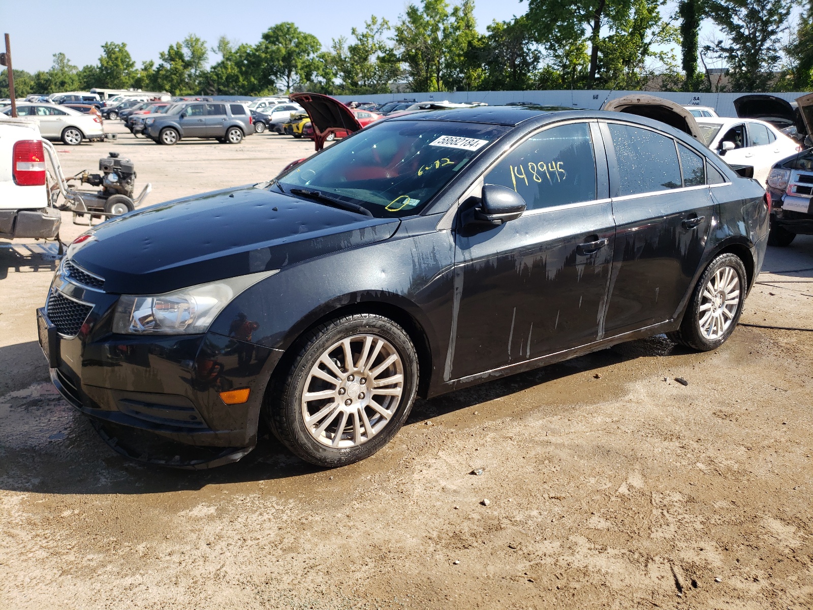 2013 Chevrolet Cruze Eco vin: 1G1PJ5SB7D7219129