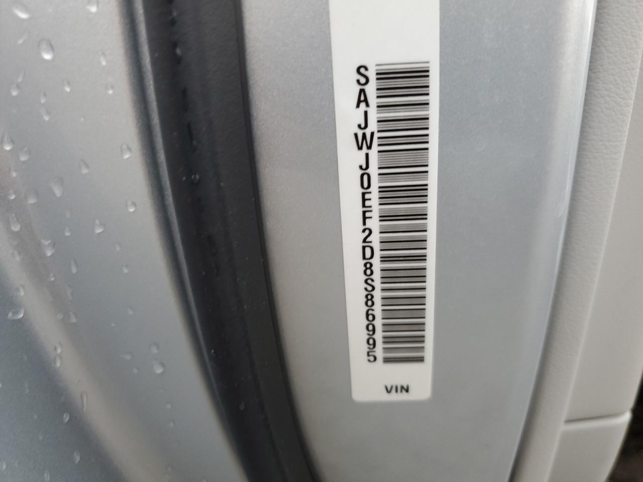 2013 Jaguar Xf VIN: SAJWJ0EF2D8S86995 Lot: 58889164