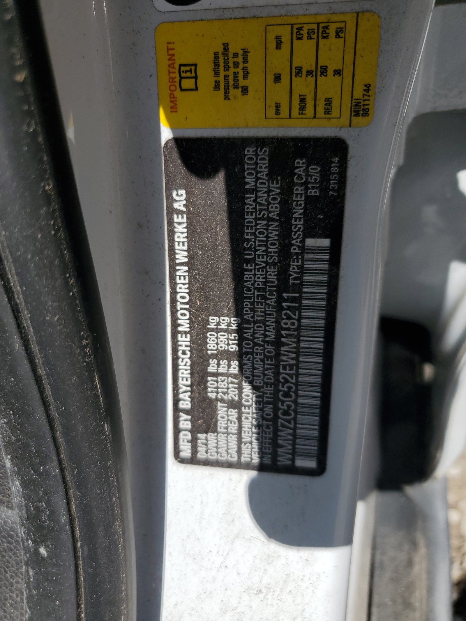 WMWZC5C52EWM18211 2014 Mini Cooper S Countryman