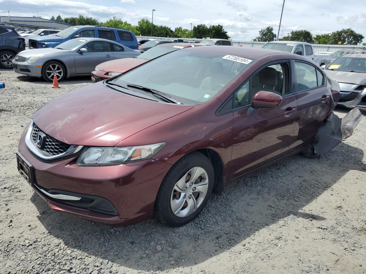 2HGFB2F54FH527337 2015 HONDA CIVIC - Image 1