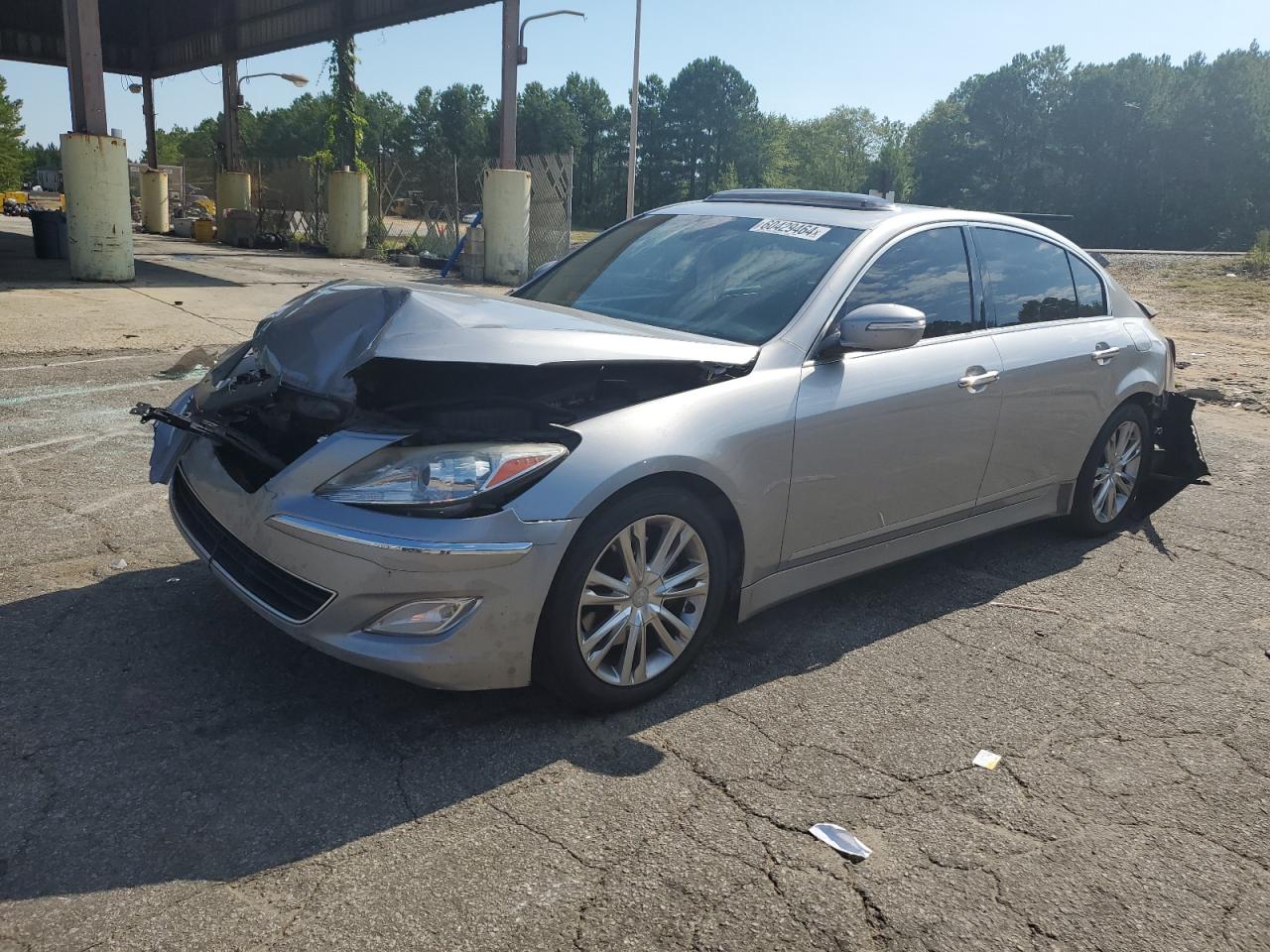 2013 Hyundai Genesis 3.8L VIN: KMHGC4DD1DU250416 Lot: 60429464