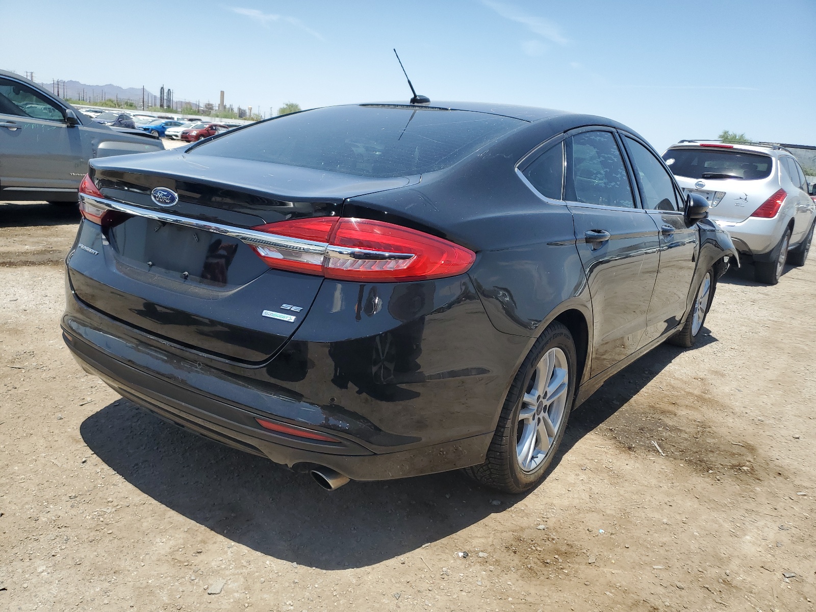 2018 Ford Fusion Se vin: 3FA6P0HD8JR187377