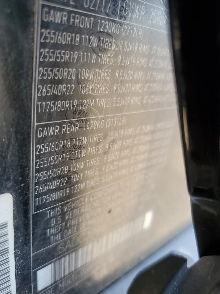 2017 Jaguar F-Pace Premium VIN: SADCJ2BV7HA892238 Lot: 58920394