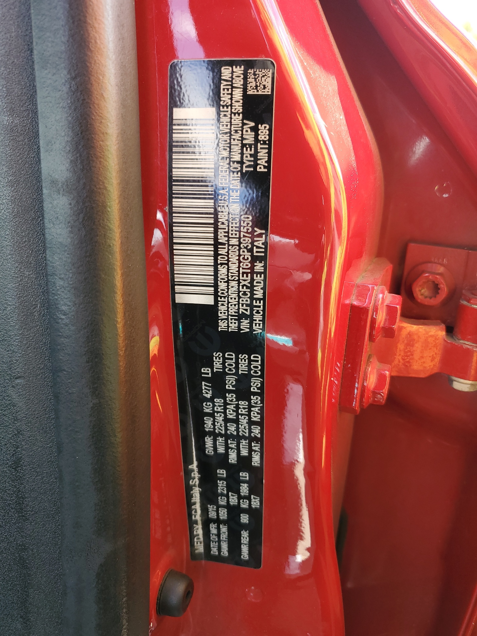 ZFBCFXET6GP397550 2016 Fiat 500X Trekking Plus