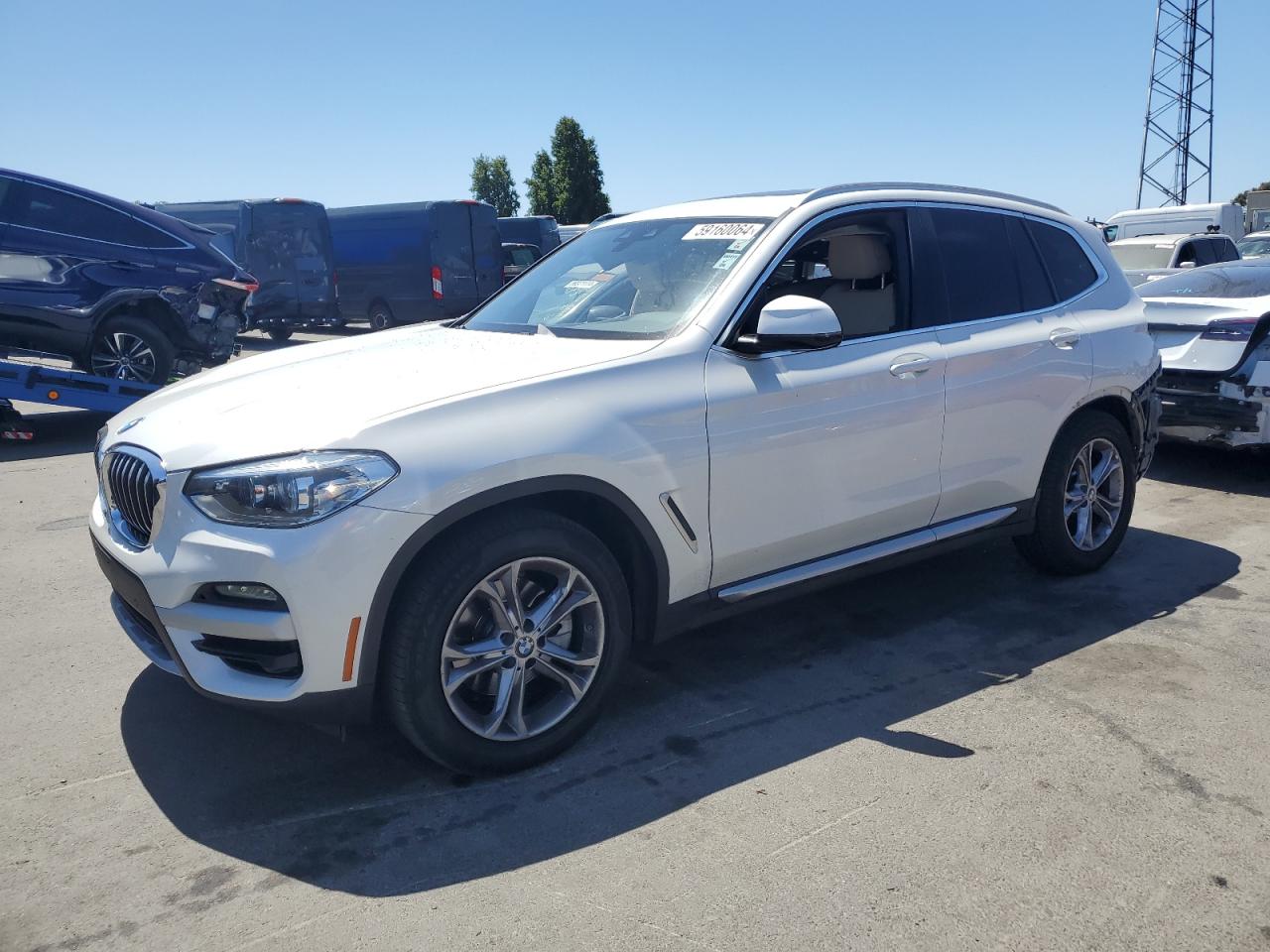 2021 BMW X3 xDrive30I VIN: 5UXTY5C05M9H84614 Lot: 59160064