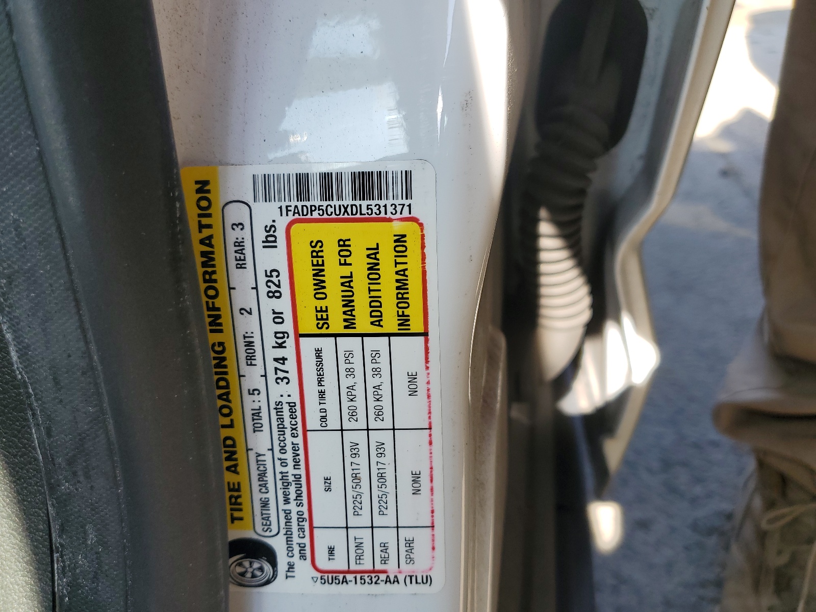 1FADP5CUXDL531371 2013 Ford C-Max Premium