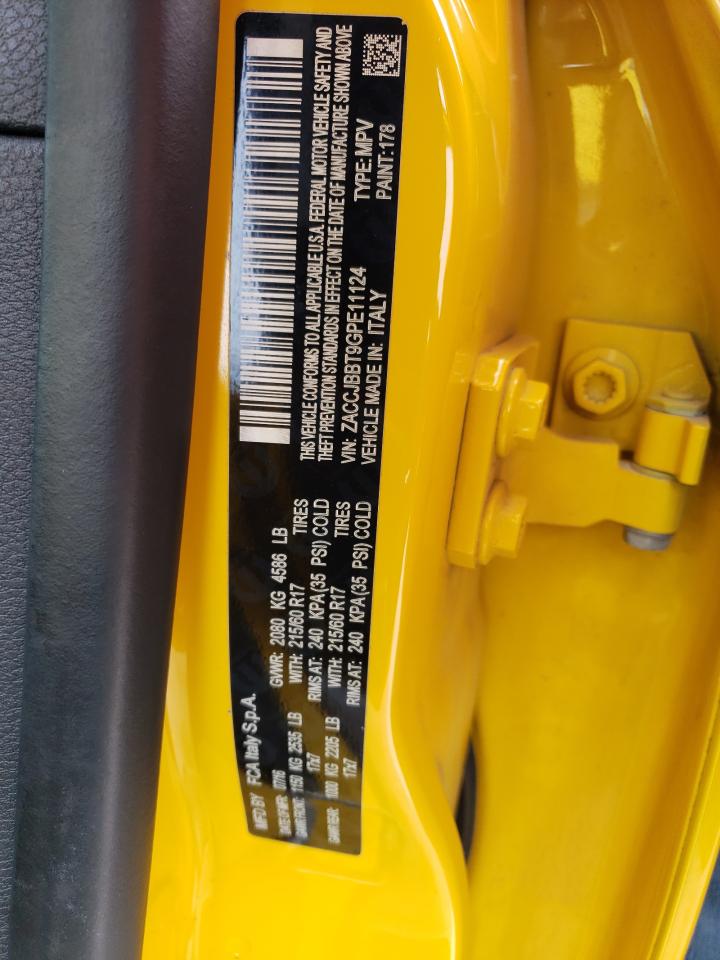 2016 Jeep Renegade Latitude VIN: ZACCJBBT9GPE11124 Lot: 60719954