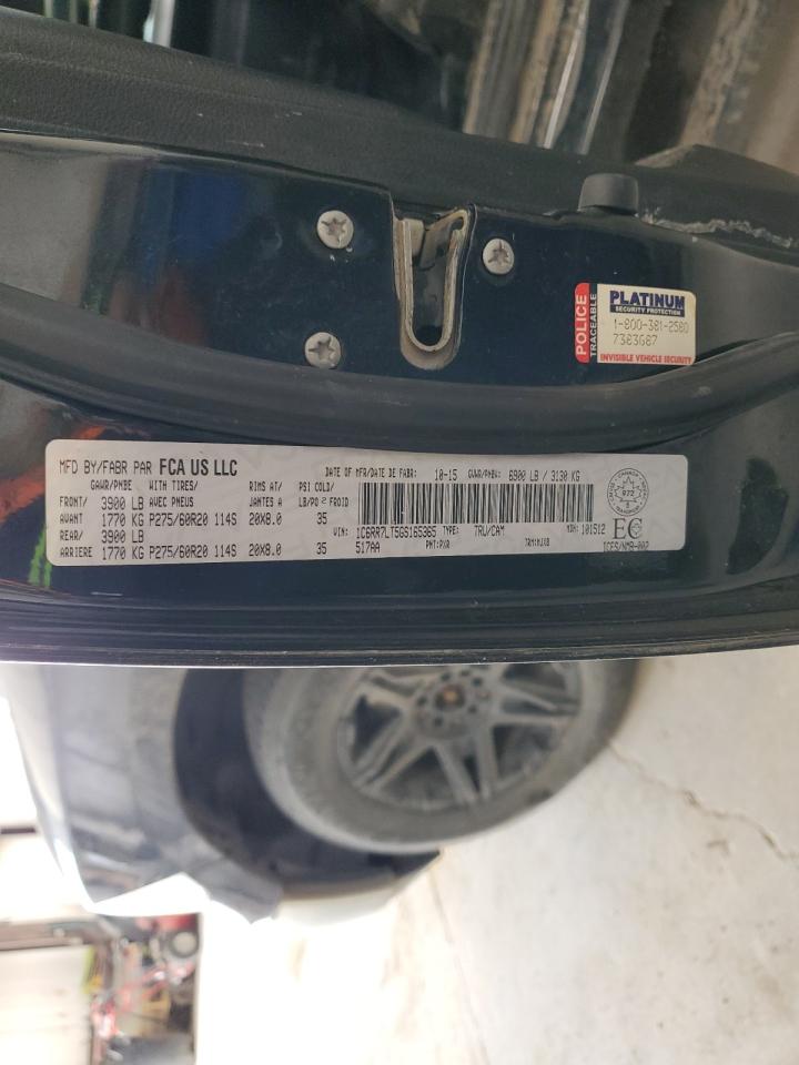 2016 Ram 1500 Slt VIN: 1C6RR7LT5GS165365 Lot: 58911724