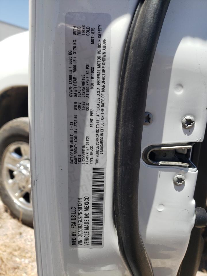 2023 Ram 3500 Tradesman VIN: 3C63R3GL9PG501244 Lot: 59097914