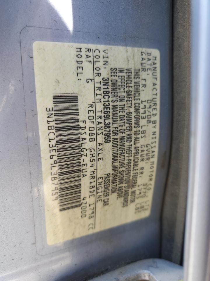 3N1BC13E69L387959 2009 Nissan Versa S