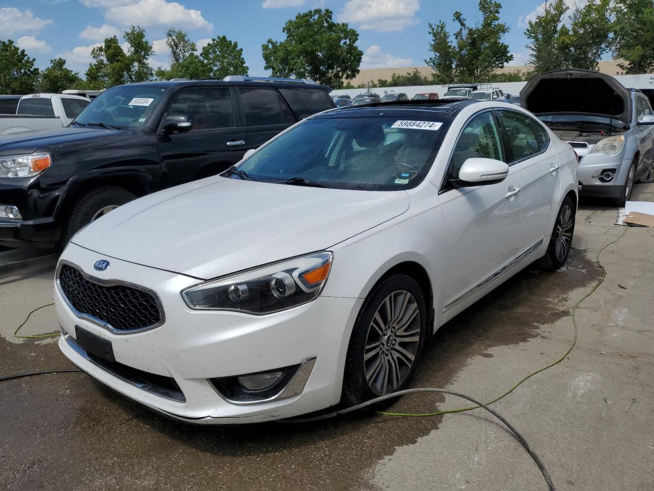 2014 Kia Cadenza Premium VIN: KNALN4D7XE5130811 Lot: 59884274