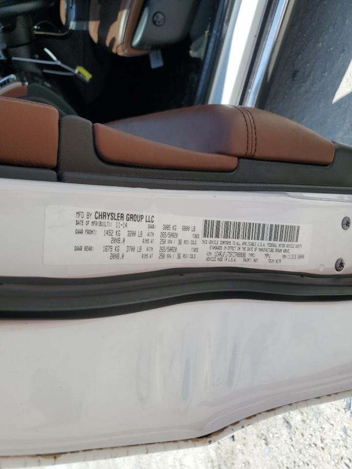 2015 Jeep Grand Cherokee Summit VIN: 1C4RJFJT5FC708896 Lot: 59958894