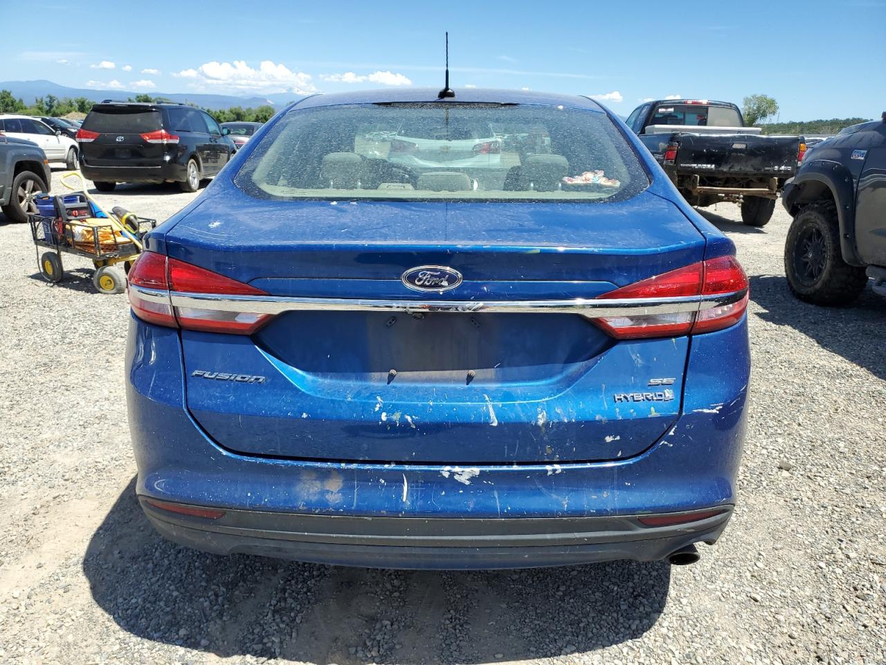 2018 Ford Fusion Se Hybrid VIN: 3FA6P0LU7JR170464 Lot: 57727094