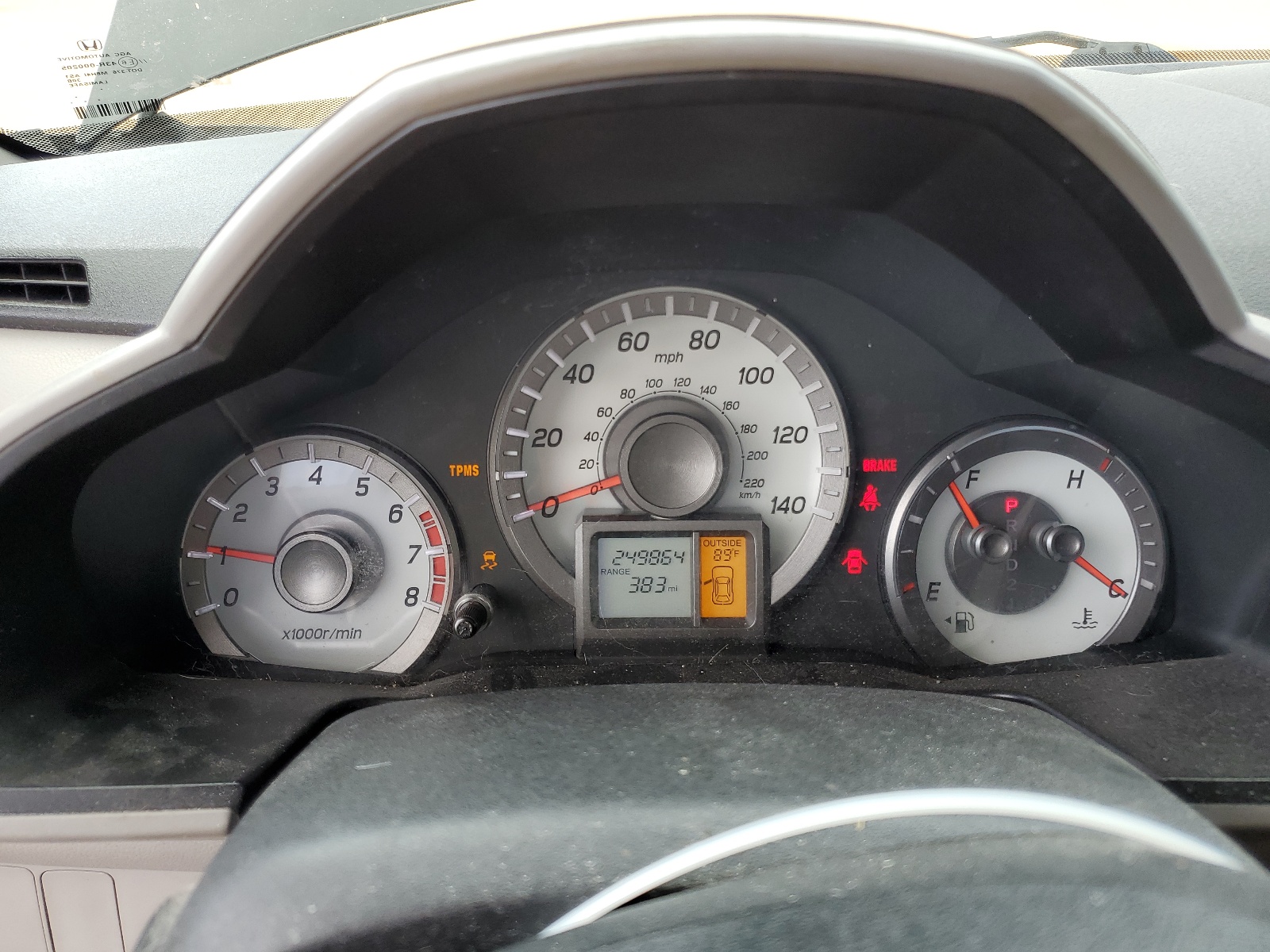 5FNYF3H49CB044059 2012 Honda Pilot Ex