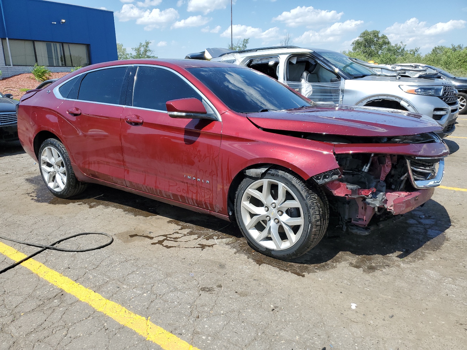 2017 Chevrolet Impala Lt vin: 2G1105S34H9125330