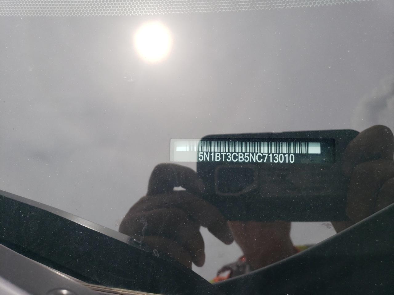 2022 Nissan Rogue Sl VIN: 5N1BT3CB5NC713010 Lot: 56887514