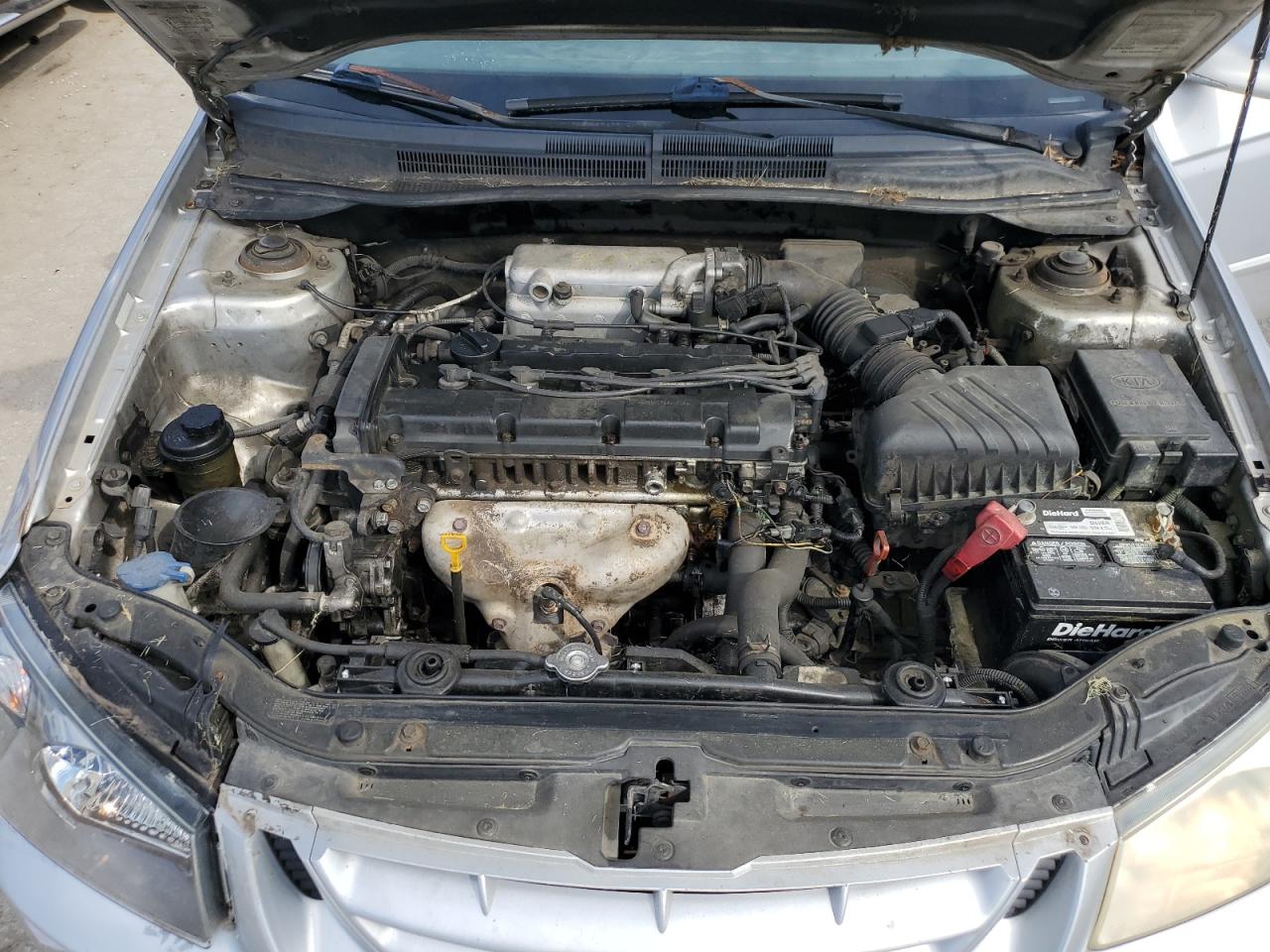 2006 Kia Spectra Lx VIN: KNAFE121365332255 Lot: 55882794