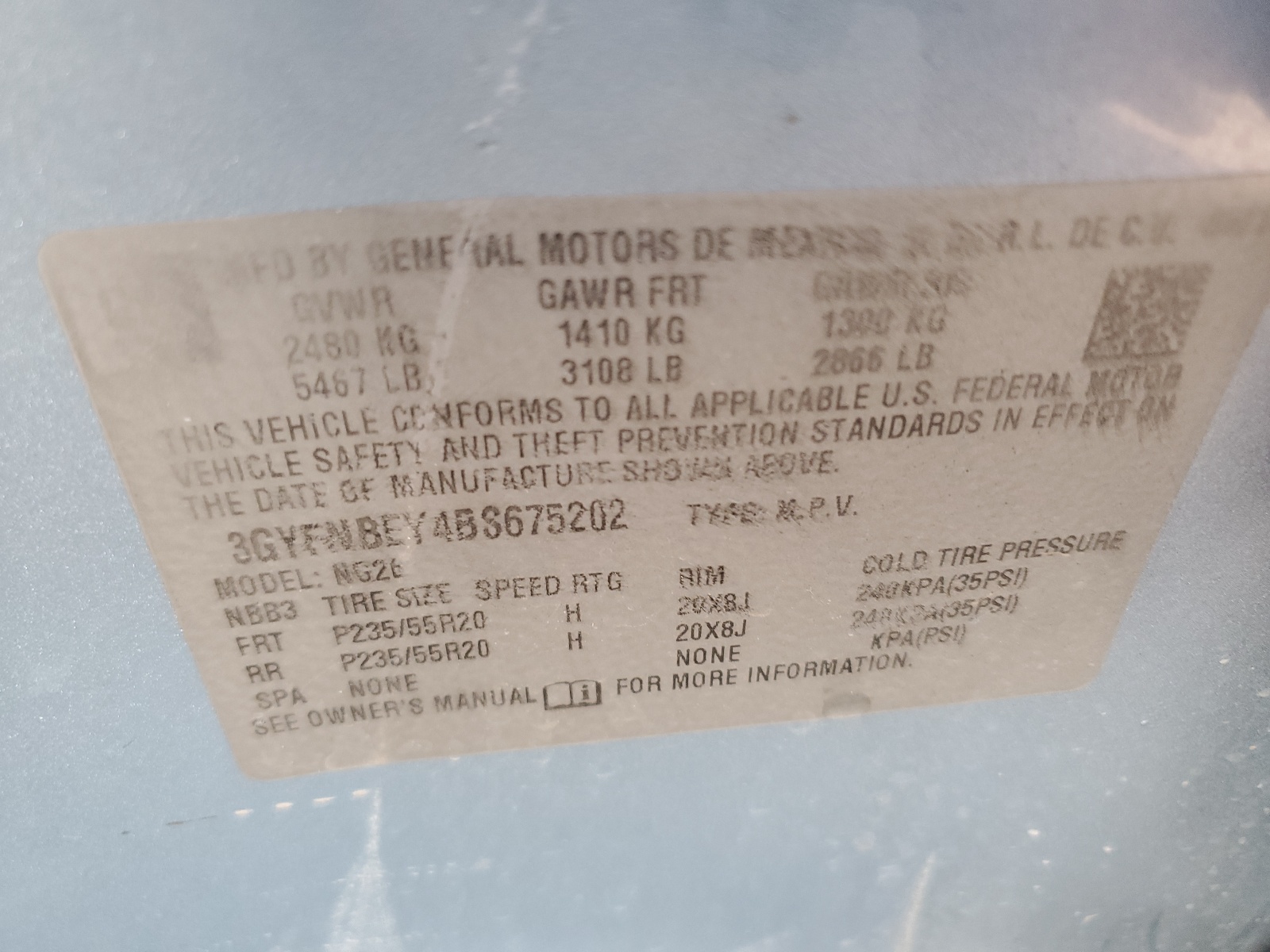 3GYFNBEY4BS675202 2011 Cadillac Srx Performance Collection