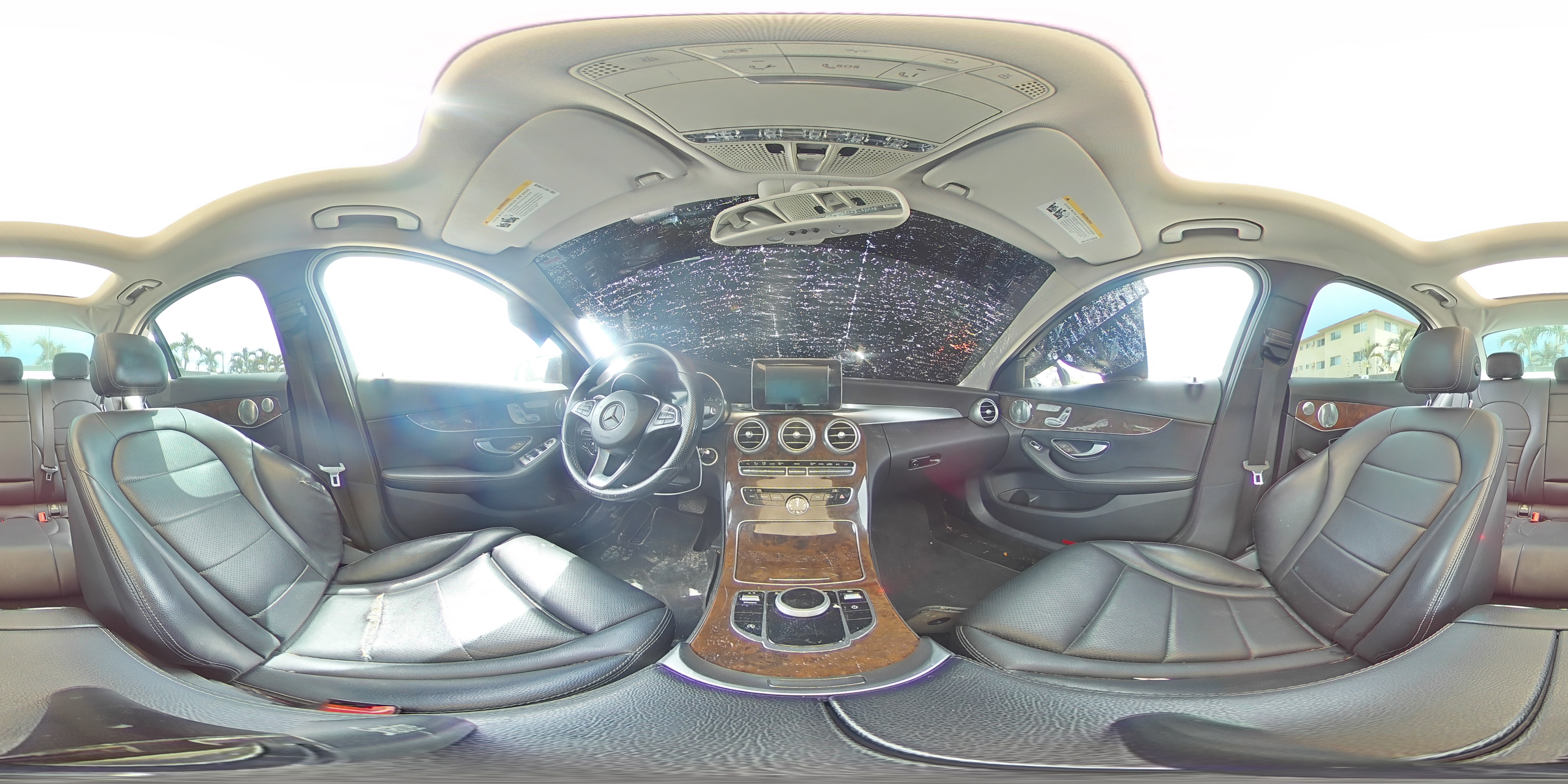 2017 Mercedes-Benz C 300 4Matic VIN: 55SWF4KB7HU183195 Lot: 59934154