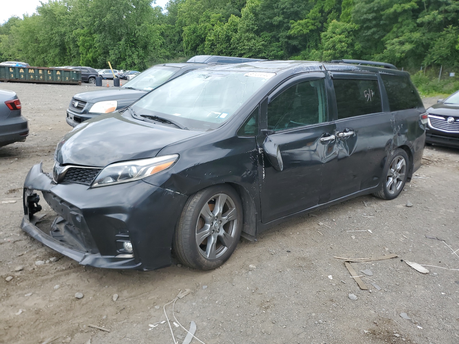 2019 Toyota Sienna Se vin: 5TDXZ3DC7KS977517