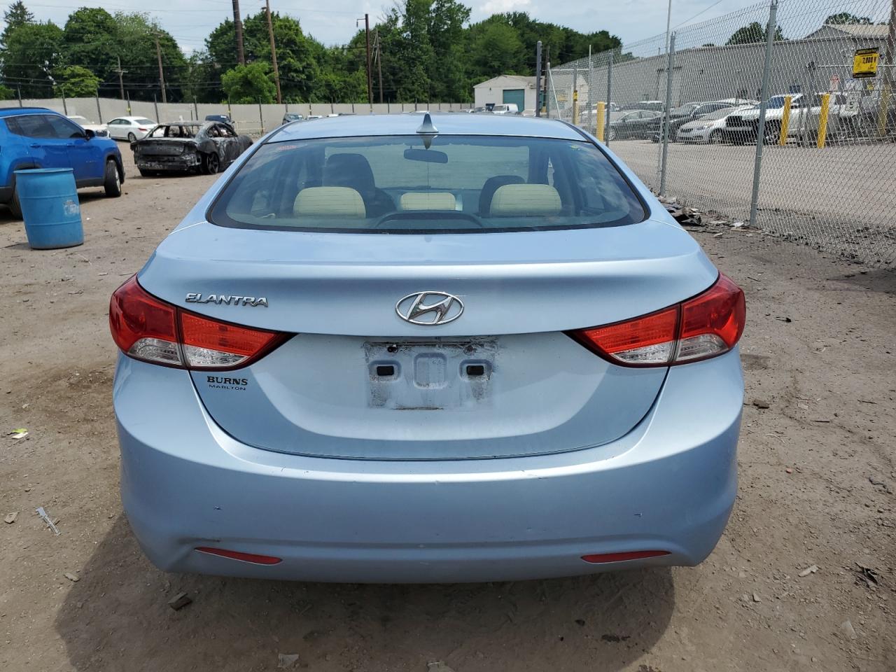 2011 Hyundai Elantra Gls VIN: KMHDH4AE6BU091892 Lot: 58703484