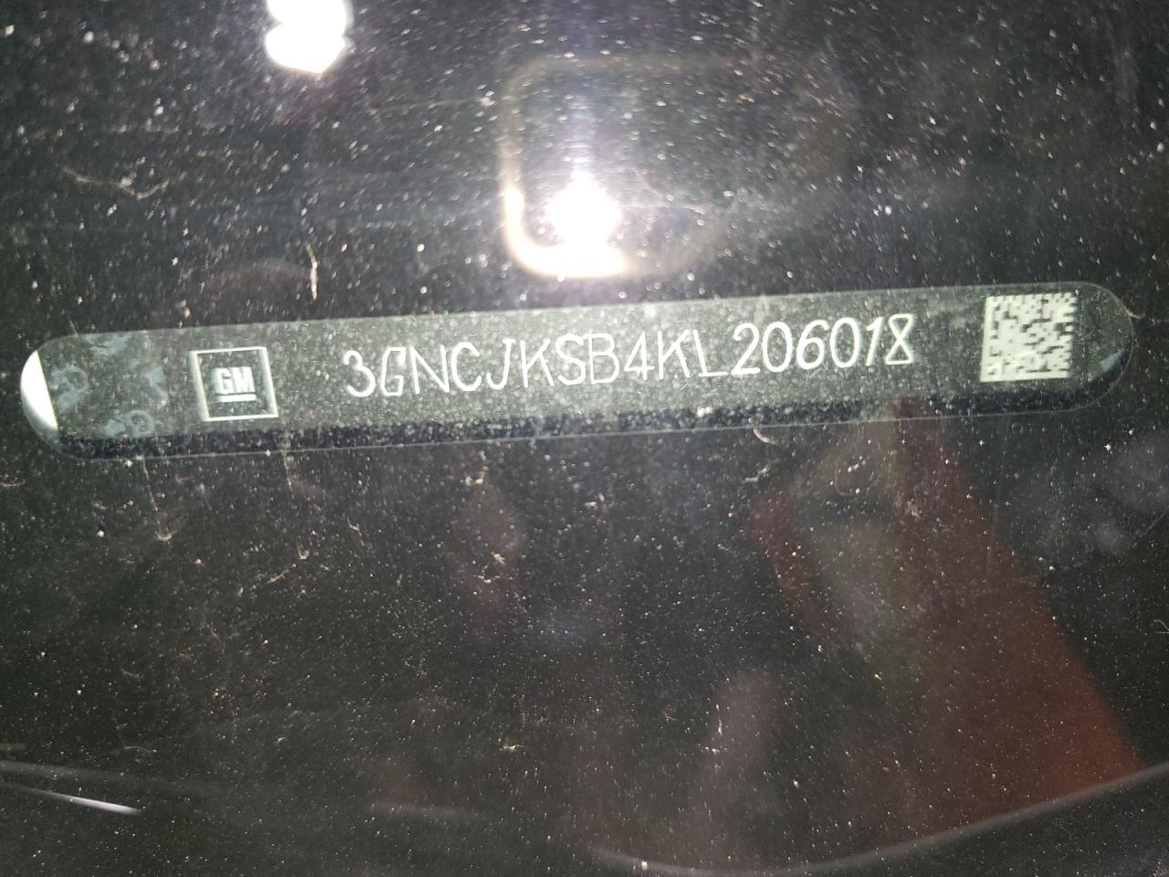 2019 Chevrolet Trax Ls VIN: 3GNCJKSB4KL206018 Lot: 57641264