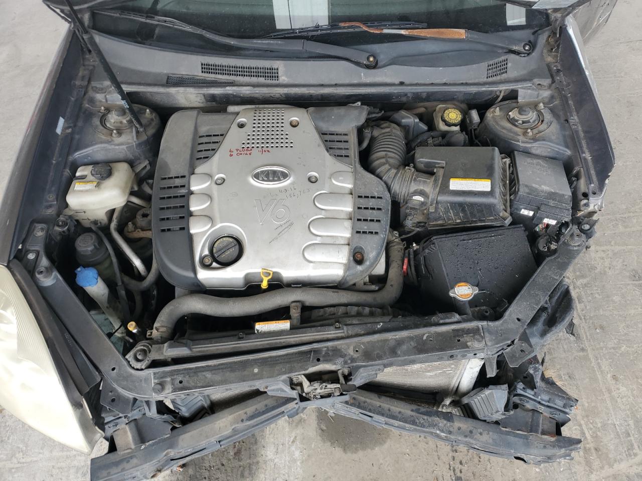 2006 Kia Optima Lx VIN: KNAGE124065076025 Lot: 57095714