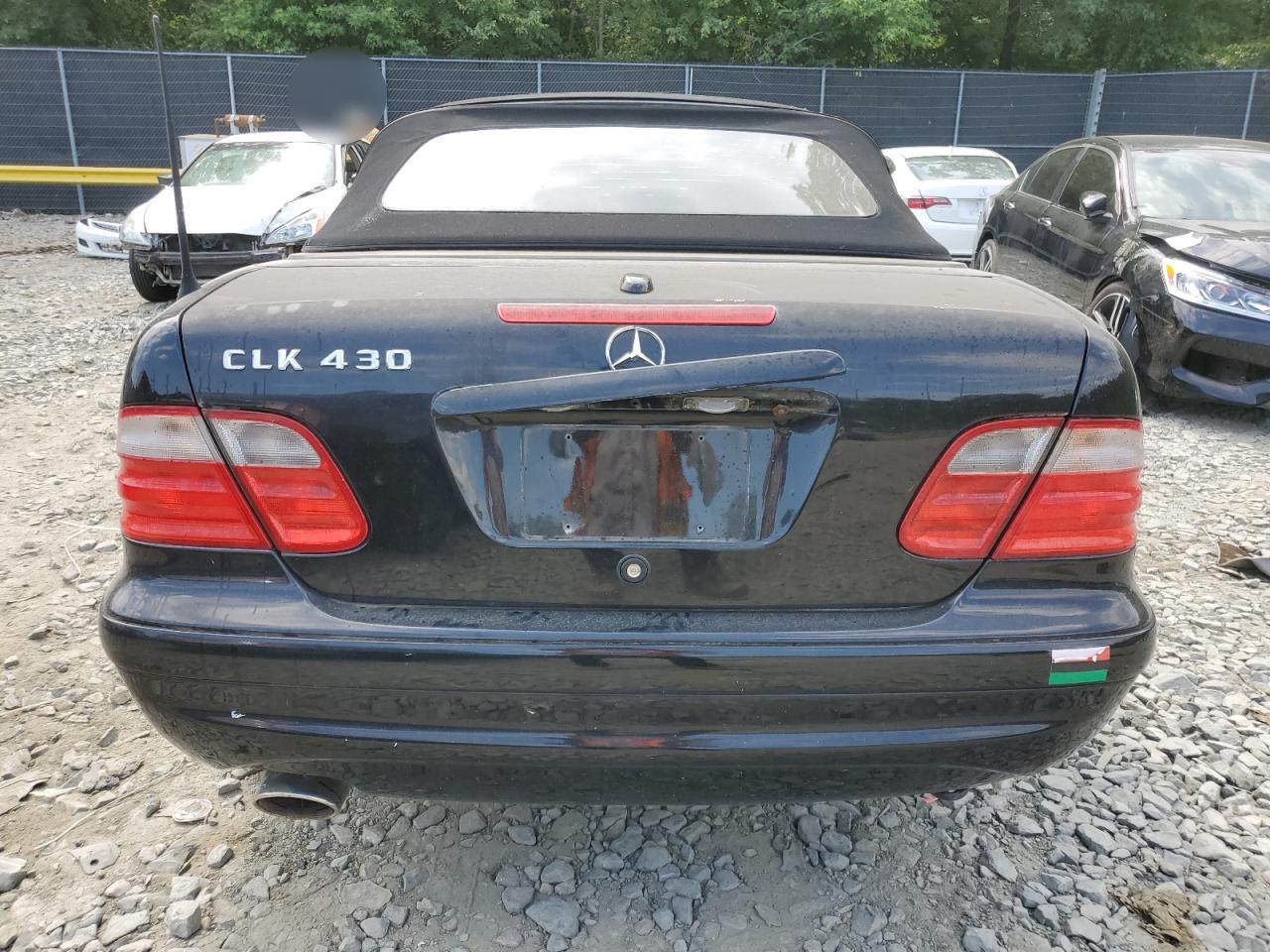 2001 Mercedes-Benz Clk 430 VIN: WDBLK70G21T080283 Lot: 59336984