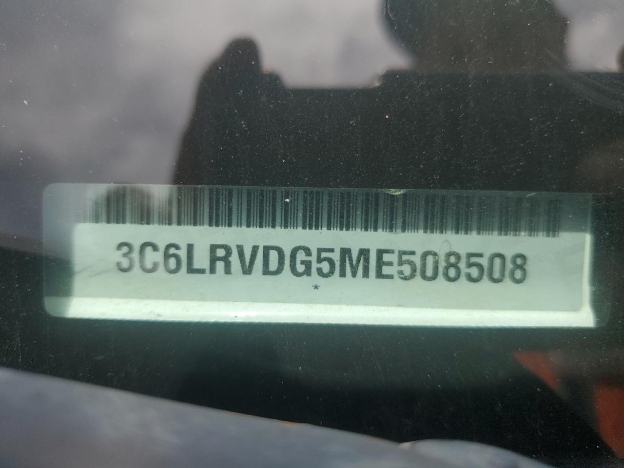 2021 Ram Promaster 2500 2500 High VIN: 3C6LRVDG5ME508508 Lot: 54783244