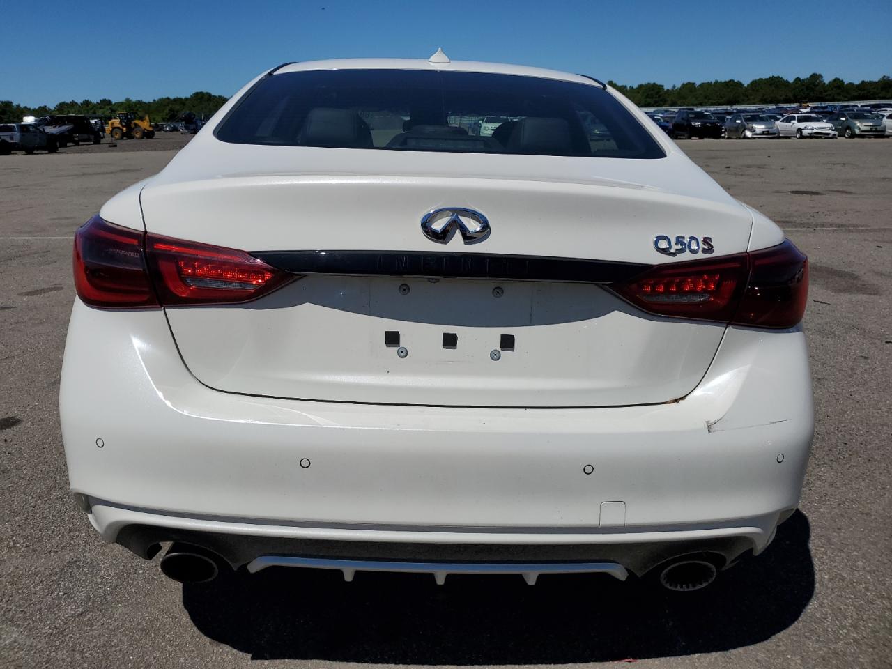 2021 Infiniti Q50 Red Sport 400 VIN: JN1FV7DP3MM850315 Lot: 60493504