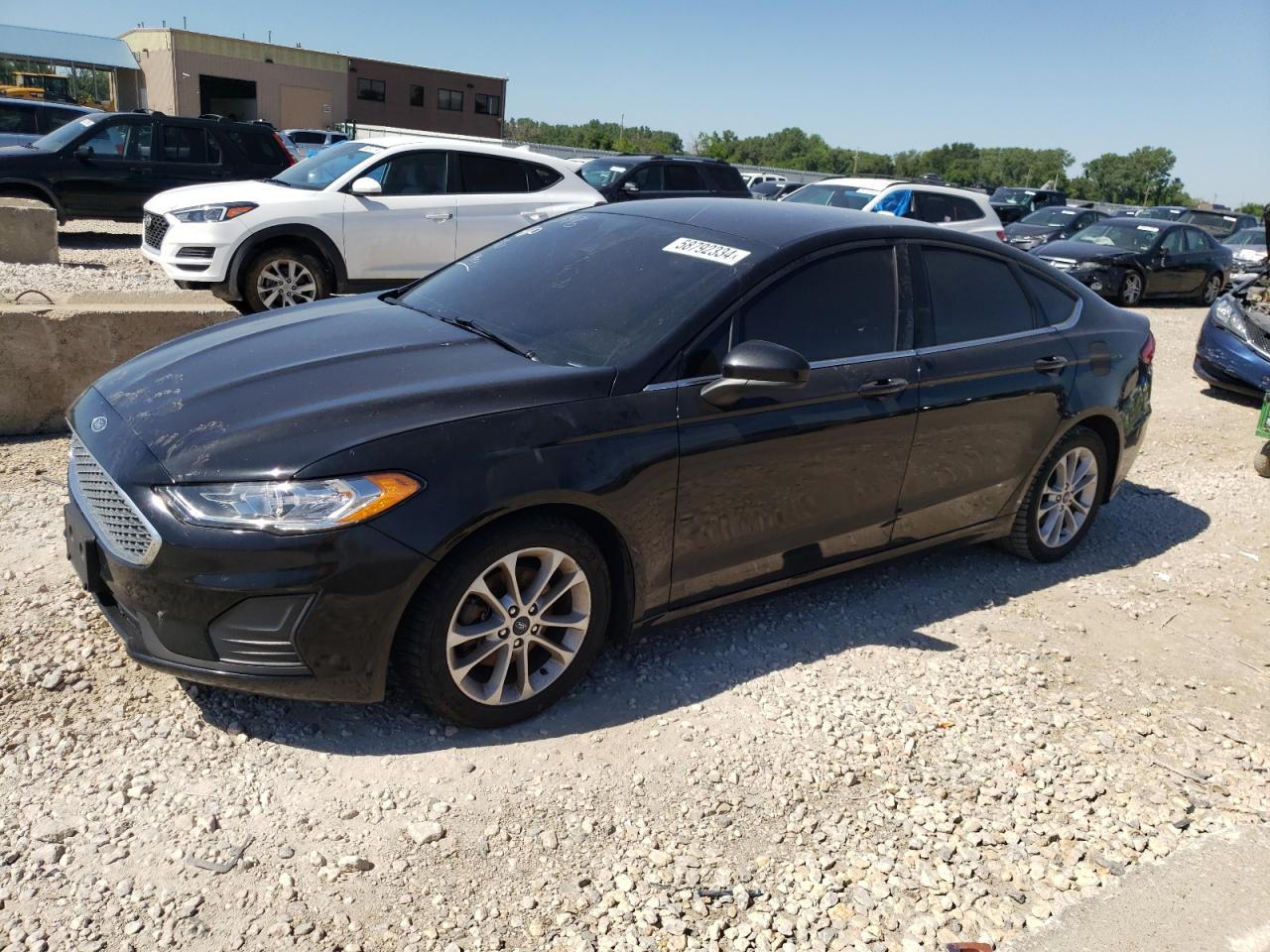 2020 Ford Fusion Se VIN: 3FA6P0LU4LR237279 Lot: 58792334