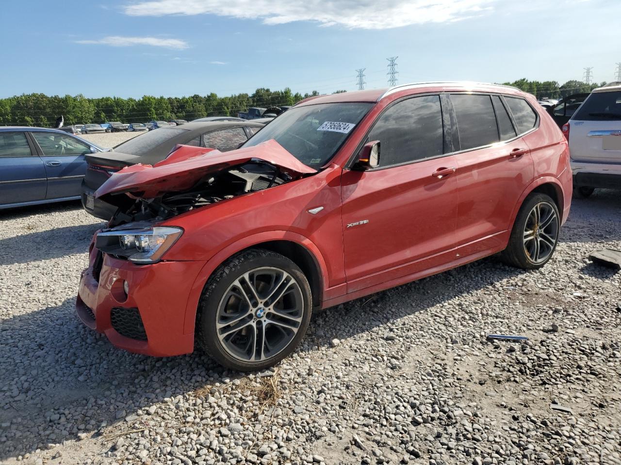 2016 Bmw X3 Xdrive35I იყიდება Memphis-ში, TN - Front End