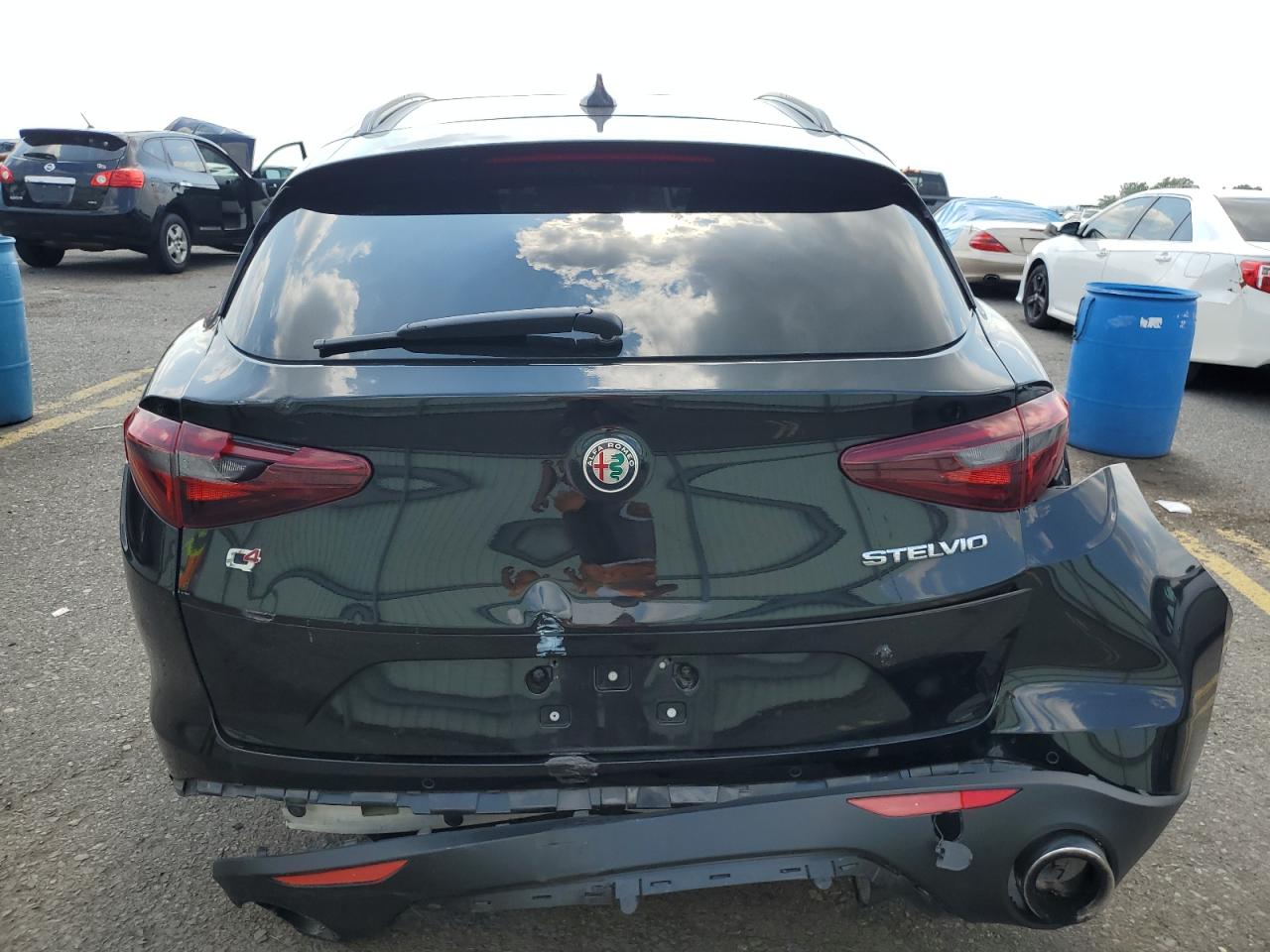 2018 Alfa Romeo Stelvio Ti Sport VIN: ZASFAKNN9J7B77363 Lot: 58582584