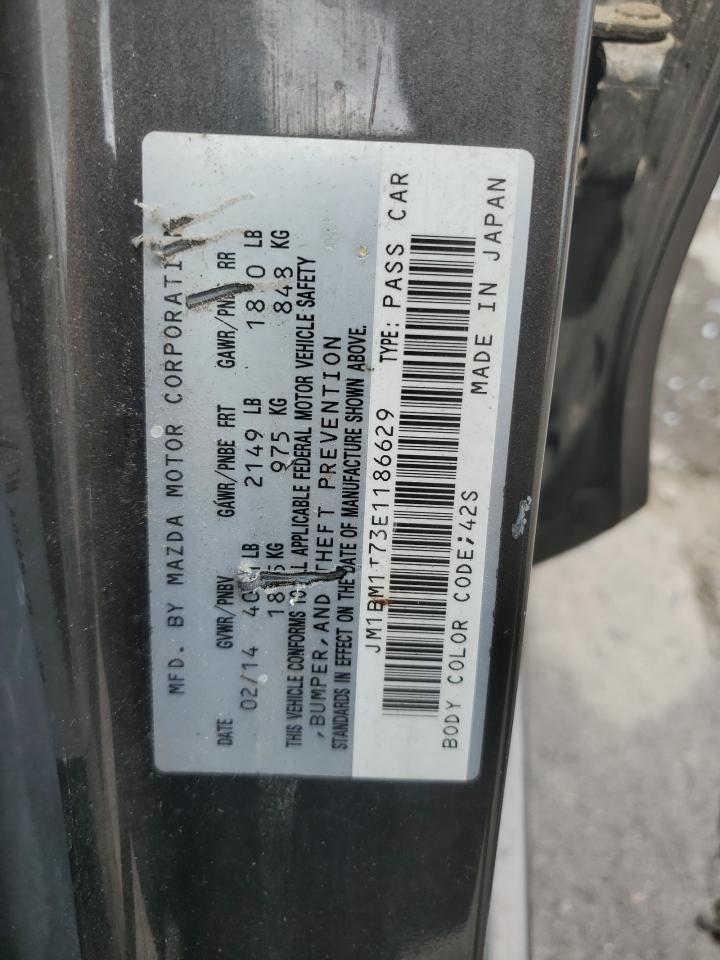 2014 Mazda 3 Sv VIN: JM1BM1T73E1186629 Lot: 59056574