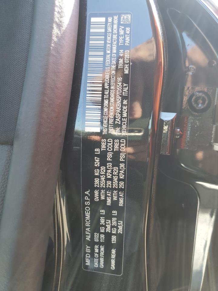 2023 Alfa Romeo Stelvio Ti VIN: ZASPAKBN5P7D55416 Lot: 59215534