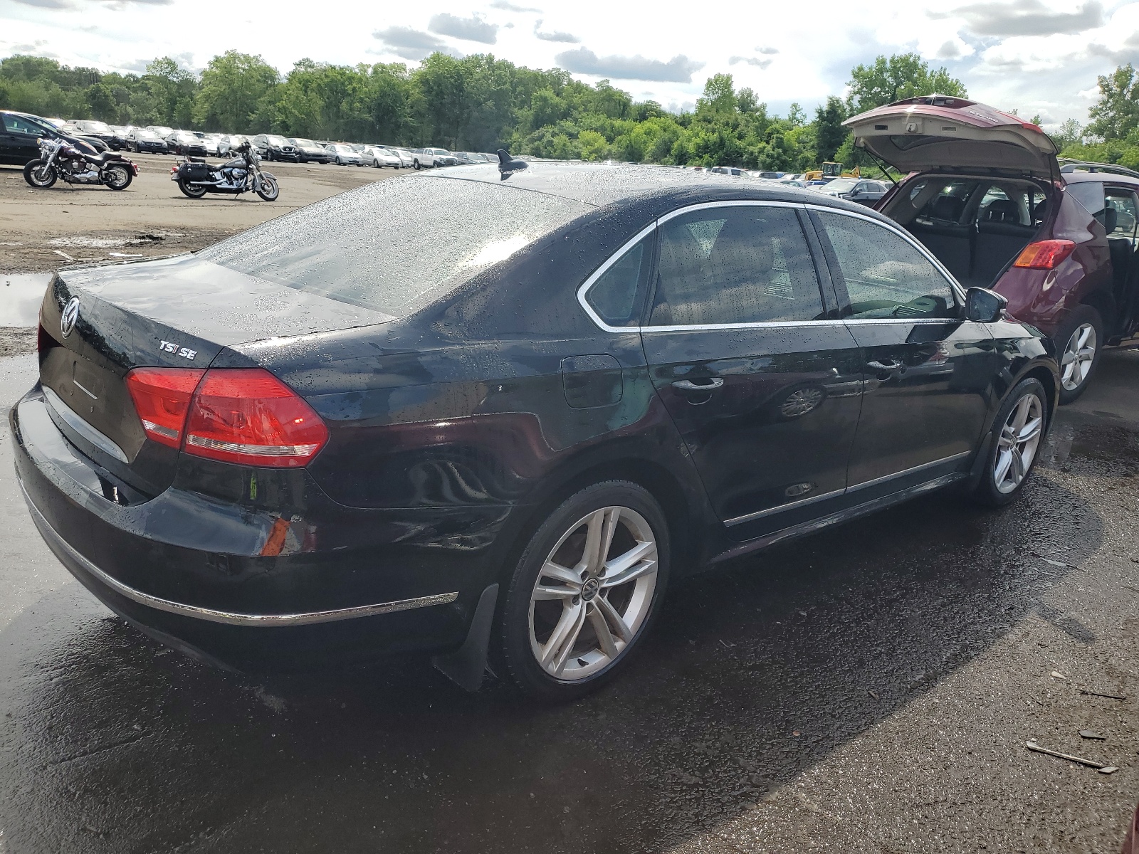 2015 Volkswagen Passat Se vin: 1VWBT7A38FC121090